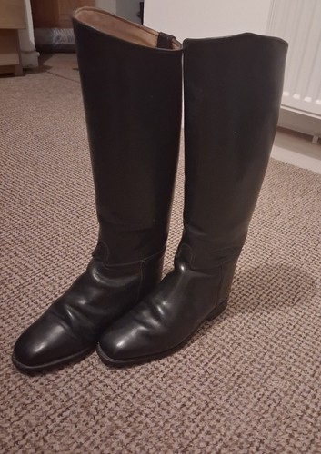 Long leather riding - riding, boots