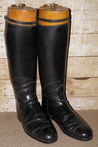 English made black leather - english,