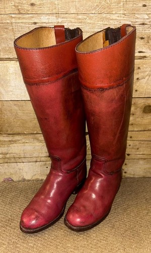 Red english leather equestrian - english,