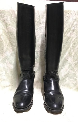 Black regent leather english - black,