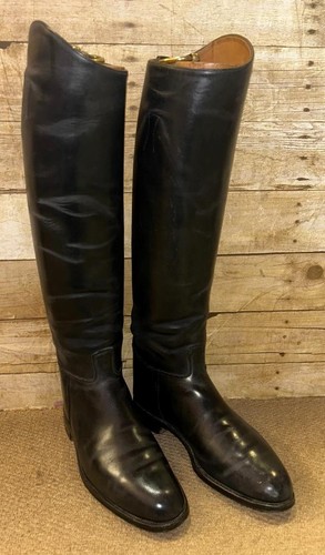 English black leather - black,